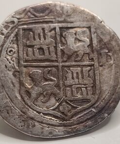 Juana y Carlos. México. O/L. 2 reales. (AC. 103 var)