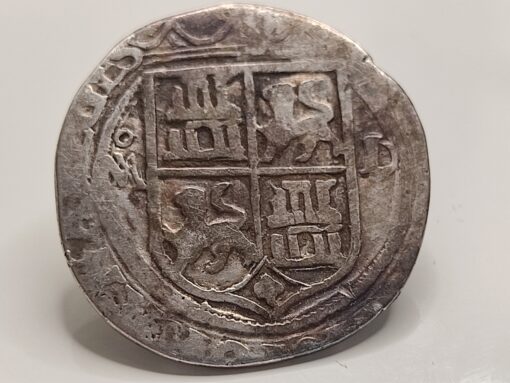 Juana y Carlos. México. O/L. 2 reales. (AC. 103 var)