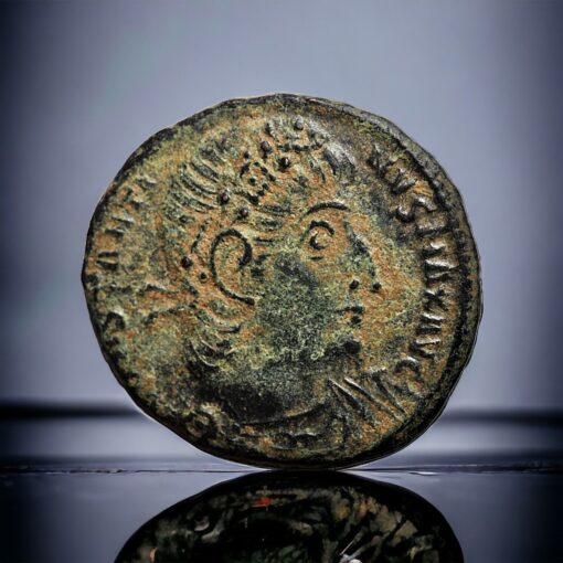 Follis o Nummus de Constantino II – GLORIA EXERCITVS