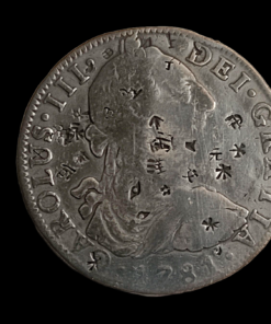 8 Reales 1781 Mexico FF CHOPMARKED