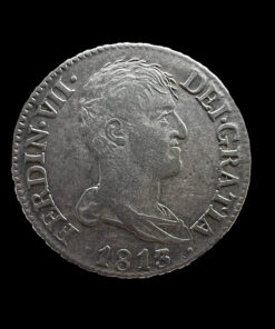 2 REALES 1813 CARALOCO. MADRID IG Fernando VII