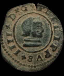 Numismática 16 Maravedis 1664 Felipe IV SEVILLA R