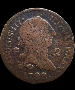 2 Maravedis 1788 Segovia Carlos III