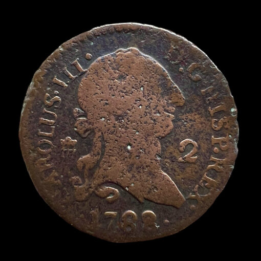 2 Maravedis 1788 Segovia Carlos III