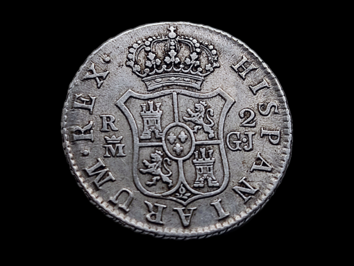 2 Reales 1814 Madrid GJ Fernando VII