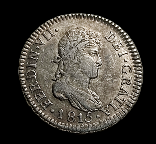 2 Reales 1815 Sevilla CJ Fernando VII