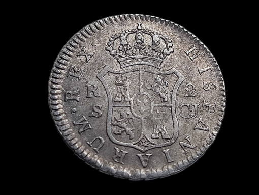 2 Reales 1815 Sevilla CJ Fernando VII