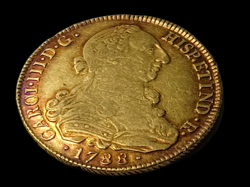 8 Escudos 1788 Popayán. SF CARLOS III