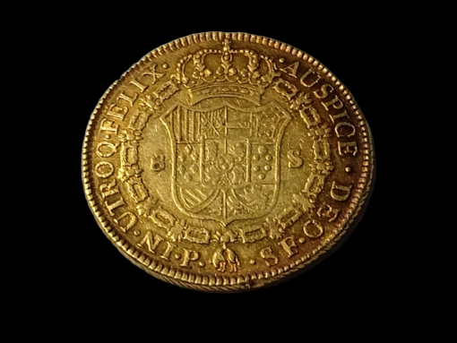 8 Escudos 1788 Popayán. SF CARLOS III