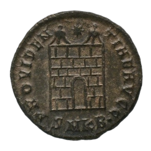 Numismática Constantino I el Grande Follis PROVIDEN-TIAE AVGG