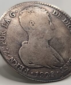 4 Reales 1823 Valencia JL. fernando VII