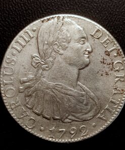 8 Reales 1792 Mexico FM Carlos IIII