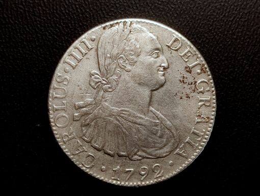 8 Reales 1792 Mexico FM Carlos IIII