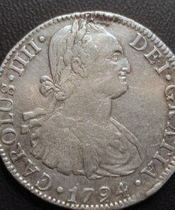 8 Reales 1794 Mexico FM Carlos IIII