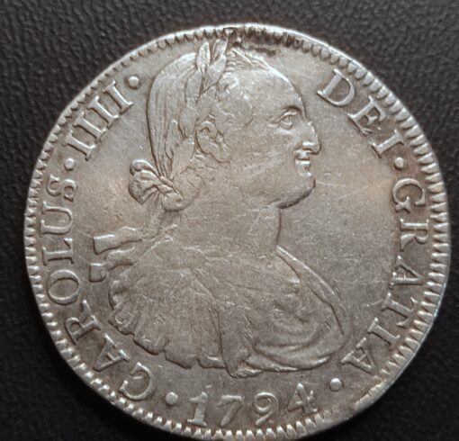 8 Reales 1794 Mexico FM Carlos IIII