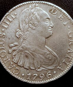 8 Reales 1796 Mexico FM Carlos IIII