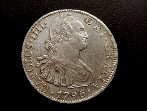 8 Reales 1796 Mexico FM Carlos IIII