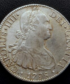 8 Reales 1798 Mexico FM Carlos IIII