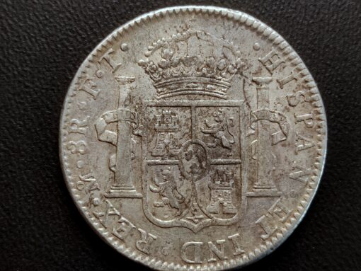 8 Reales 1802 Carlos IV Mexico FT