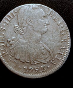 8 Reales 1793 Carlos IV Mexico