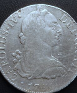 8 Reales 1790 Carlos IV con Busto de Carlos III