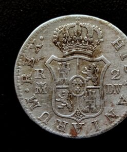 2 Reales 1786 Madrid DV Carlos III