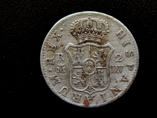 2 Reales 1786 Madrid DV Carlos III