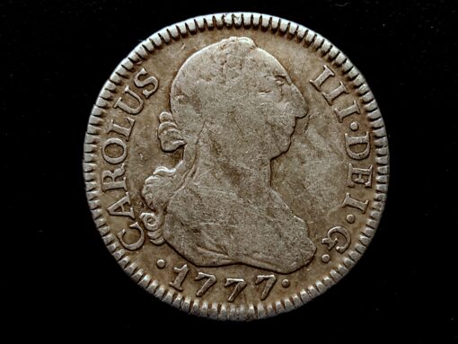 2 Reales 1777 Madrid PJ Carlos III