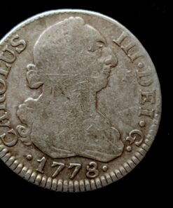 2 Reales 1778 Madrid PJ Carlos III