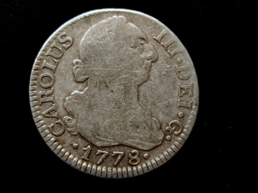 2 Reales 1778 Madrid PJ Carlos III