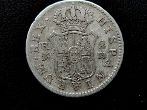 2 Reales 1778 Madrid PJ Carlos III