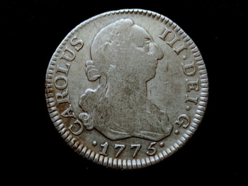 2 Reales 1775 Madrid PJ Carlos III