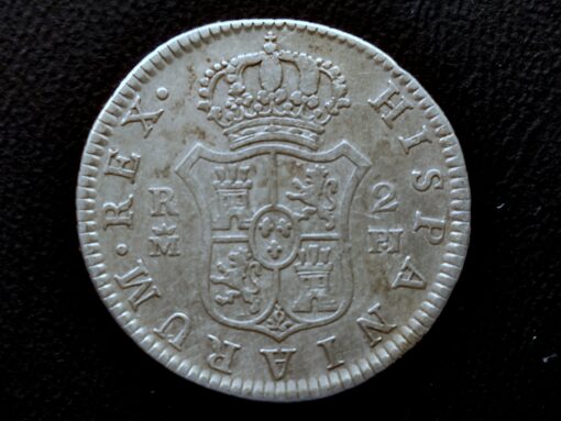 2 Reales 1775 Madrid PJ Carlos III