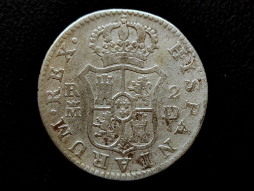 2 Reales 1784 Madrid JD Carlos III