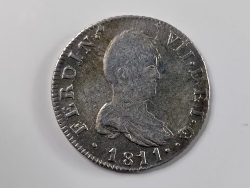 2 Reales 1811 CATALUÑA SF (Tarragona) Fernando VII.