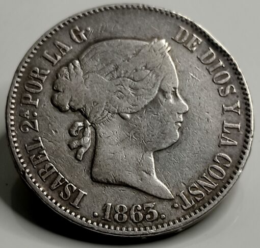 10 reales 1863