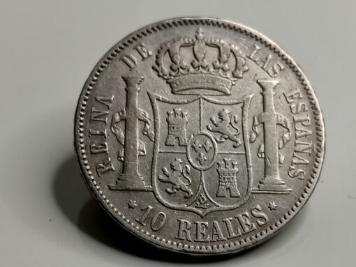 10 reales 1863