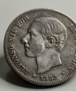 2 pesetas 1882