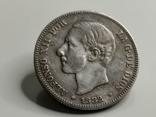 2 pesetas 1882