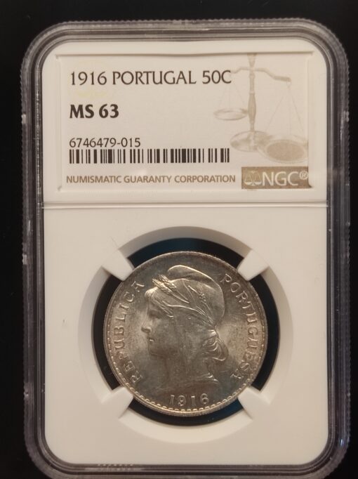 50 Centimos 1916 Portugal