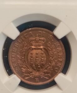 5 Centesimi San Marino Bronze 1938 R