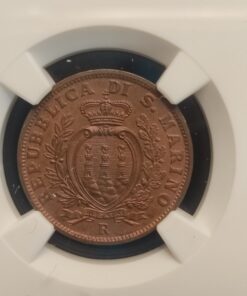 5 Centesimi San Marino Bronze 1938 R