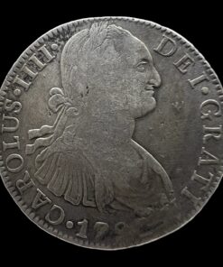 Numismática 8 Reales Carlos IV 1792 Mexico FM 26,55gr