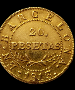 20 Pesetas 1813 Barcelona