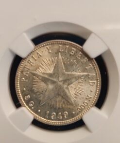 20 Centavos Cuba 1949 Primera Republica