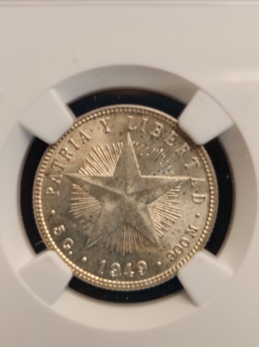 20 Centavos Cuba 1949 Primera Republica