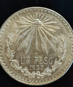 1 Peso 1933 Mexico M