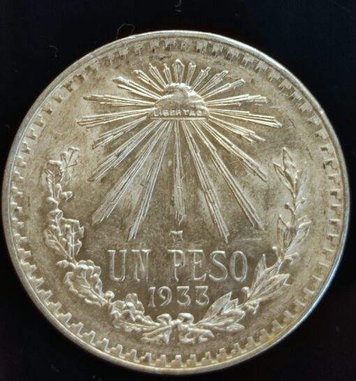 1 Peso 1933 Mexico M