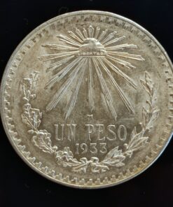 1 Peso 1933 Mexico M