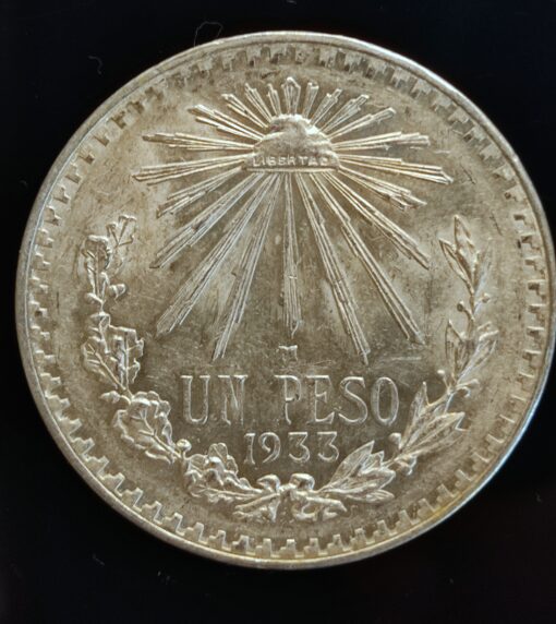 1 Peso 1933 Mexico M